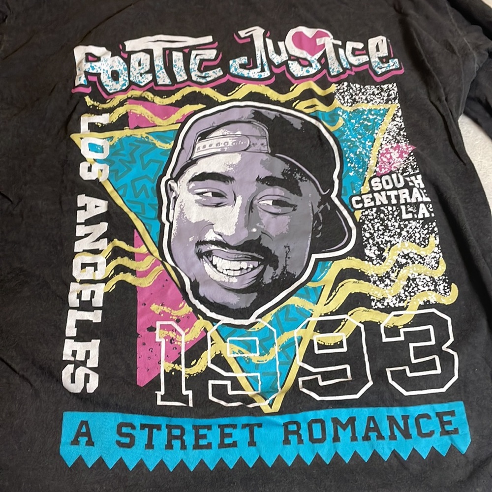 Philco’s Poetic Justice Tu-Pac Shakur Long Sleeve Shirt size Large - Picture 2 of 8